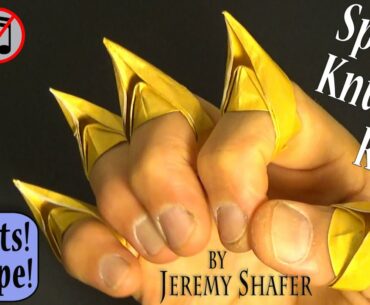 Origami Spiked Knuckles! (no music)