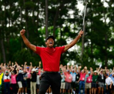 Tiger Woods Final Putt and Celebration at the 2019 Masters Tournament