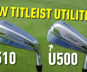 Titleist U500 & U510 Utility Irons First Hit! Golf Monthly