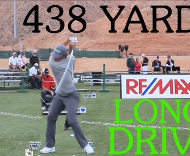 Long Drive Competition 438 yards! Gain Distance! Part 1
