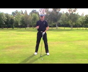 Using a hybrid/ rescue club - golf lesson - www.cagolfcoaching.com
