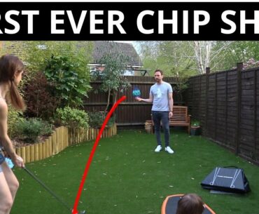 TEACHING MY WIFE HER FIRST EVER CHIP SHOT