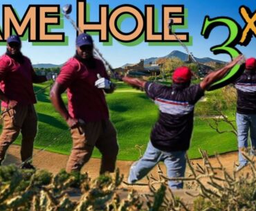 Same Hole three times ? From a top secret location