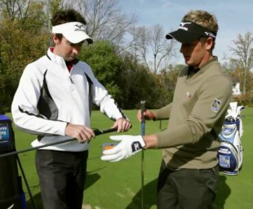 Mizuno Golf Swing DNA: Luke Donald testing iron shafts