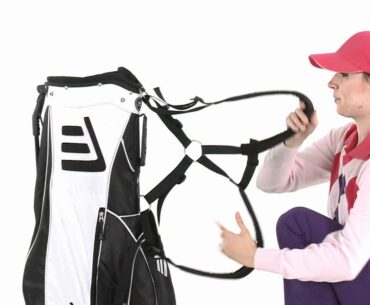 Masters Golf - Dual Bag Strap Black (BA23B)