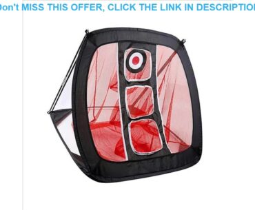 Top 82 * 72 * 56cm Nylon Golf Practice Net Portable Golf Practice Training Aids Mats  Golf Indoor O