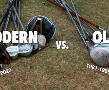 TaylorMade Clubs From Today vs TaylorMade Clubs From The 80’s | On Course Comparison