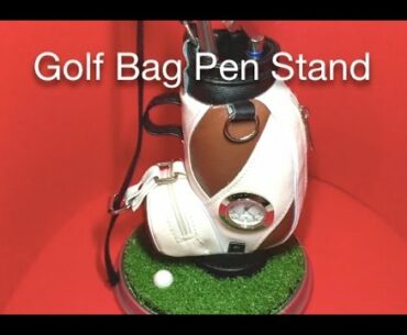 Golf Bag Pen Stand