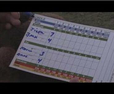 Golfing Scoring & Tips : How to Fill in a Golf Scorecard