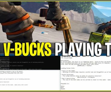 *NEW* Fortnite: LEAKED COMPETITIVE LTM! *WIN FREE V-BUCKS* | (Tactics Showdown LTM)