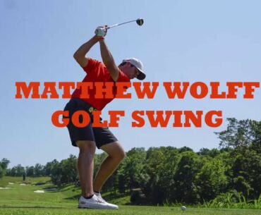 Mattew Wolff Golf Swing To Win