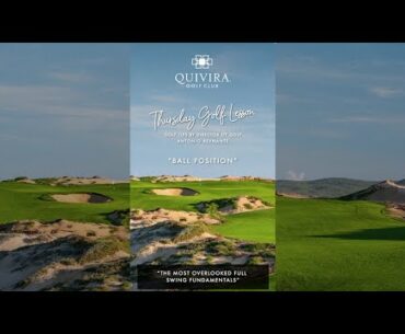 Best Golf Tips at Quivira Golf Club Part. 1