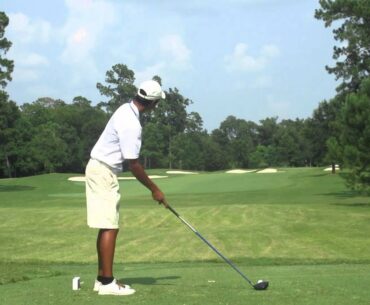 US Jr Golf Tristan Mandur Driver at Charlton Woods Texas golf club