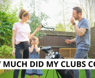 MY WIFE GUESSES HOW MUCH MY CLUBS COST!!! WHATS IN MY BAG