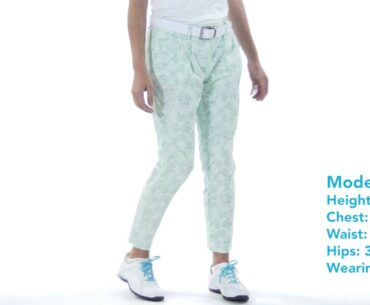 Oxford Golf Womens Caples Print Pants on Model