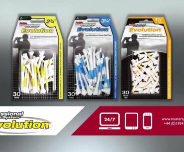 Masters Golf - Pride PTS Evolution Tees TEWPT40