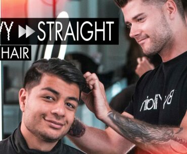 How to get the Slick Back Hairstyle - Men's Hair Transformation