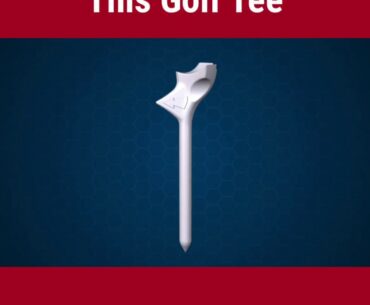 THis golf tee is unbreakable