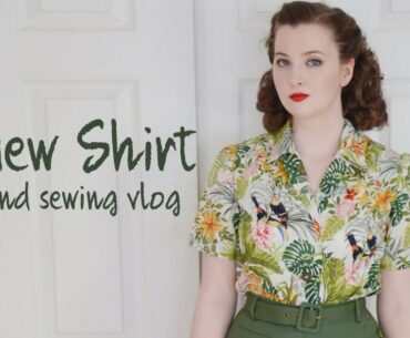 1940's Style Shirts - Weekend Sewing Vlog
