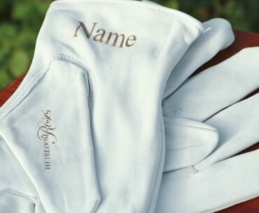 Goat Grain Engraved Gloves