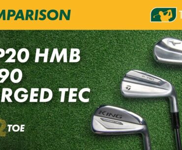 COBRA FORGED TEC IRONS vs MP20 HMB vs P790 2019 | TOE2TOE