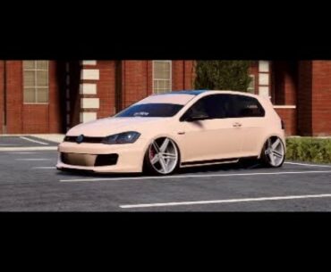 Bagged - Stanced MK7 Golf | Clean Stance