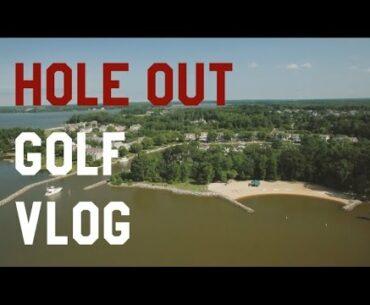 Golf Vlog, Hole Out Eagle! Two Rivers CC Back Nine