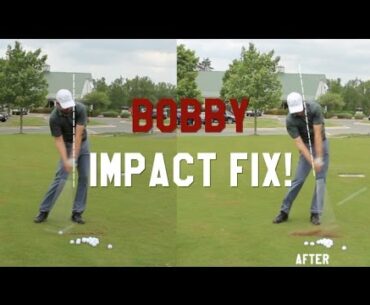 How to improve your Impact postion in 1 swing with Bobby Lopez, PGA Shaft Lean!