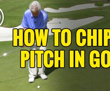 HOW TO CHIP & PITCH A GOLF BALL - 2 COMMON PITFALLS SOLVED