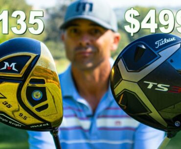 Cheap Mazel Driver vs Expensive Titleist TS3! Is it Worth it to Spend the Money?