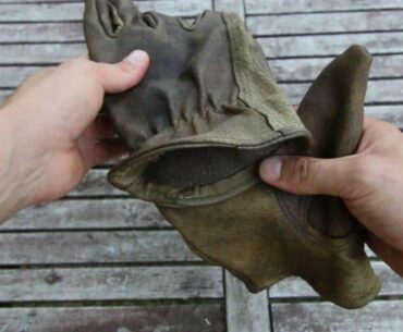 How-to Fix Leather Work Gloves With Vaseline Tutorial