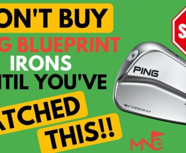 Don't Buy Ping Blueprint Irons Until You've Watched This!!