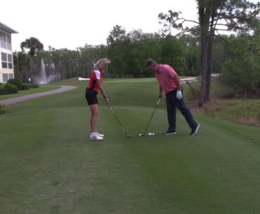 Teaching Pam To Play Golf - Part 10 Hybrids
