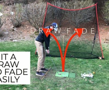 Hit A Draw And A Fade The Easy Way With One Simple Move - Golf Tips