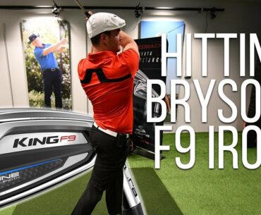Hitting Bryson DeChambeau's Cobra F9 Speedback One Length Irons