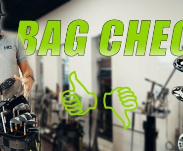✔️ GOLFBAG CHECK ✔️ von ZUHAUSE | TECH TALK | HIO FITTING
