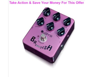 Deal JOYO JF-16 Guitar Pedal British Sound Effect Pedal Amplifier Simulator Get Tones Inspired By M