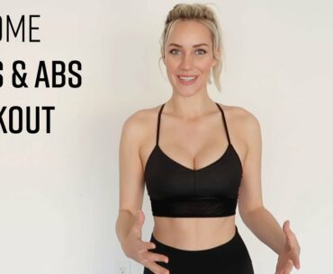 AT-HOME ARMS & ABS WORKOUT // NO EQUIPMENT REQUIRED