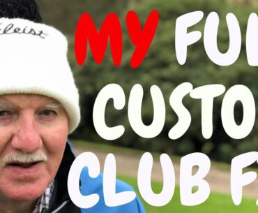 GOLF VLOGS UK GET FULL CUSTOM FITTING DRIVER  IRONS WEDGES