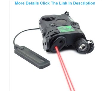 Best Tactical Laser Red Dot Laser With White LED Flashlight and IR Lens 270 Lumens for Standard 20m