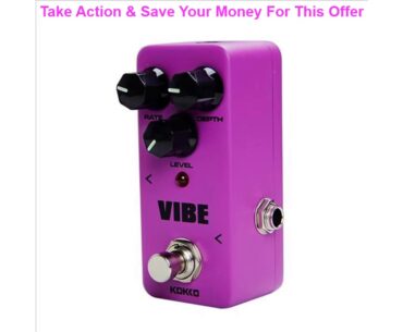 Kokko FUV2 Mini Pedal Vibe Analog Rotary Guitar Speaker Guitar Parts Effect Pedal With Free Gift S