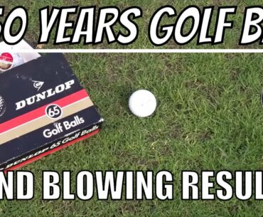 GOLF BALL TEST WITH 1975 GOLF BALLS ARE THEY STILL AS GOOD AS NEW GOLF BALLS