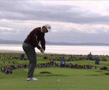 Justin Rose - slow motion golf swing - iron fairway