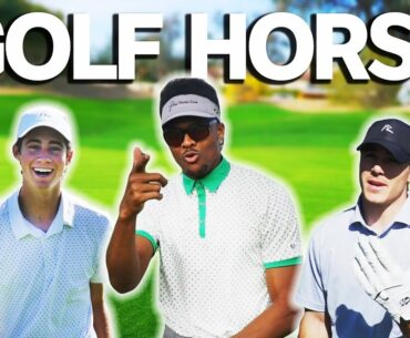 Epic On Course Golf HORSE Challenge W/ Brice Butler