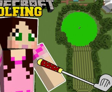 Minecraft: GOING GOLFING! (18 INSANE HOLES!) Mini-Game