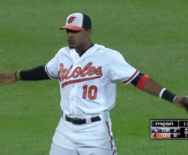 Blue Jays at Orioles, (Orioles clinch AL East)
