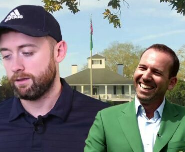 The Masters golf impressions featuring Tiger Woods, Rory McIlroy, Justin Rose, Sergio Garcia