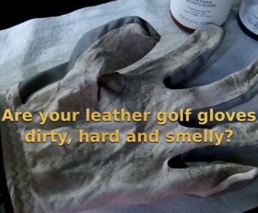 How to clean golf gloves
