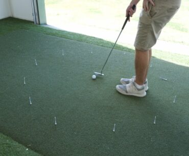 Covid-19 indoor golf series - clock putting drill