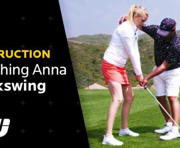 The PERFECT BACKSWING Explained | Michael Campbell Tips | Coaching Anna | Golfing World